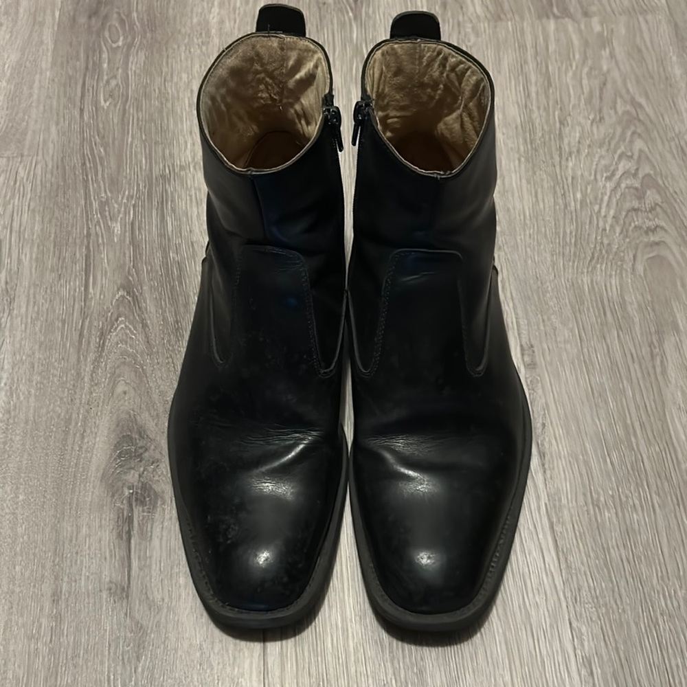 Black Leather Boots